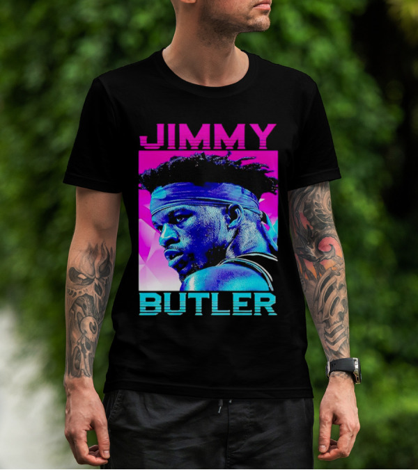 Jimmy Butler Retro Neon T-Shirt
