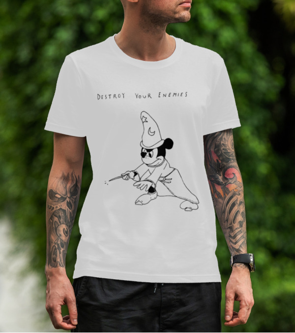 Destroy Your Enemies Sorcerer Magic Mouse T-Shirt