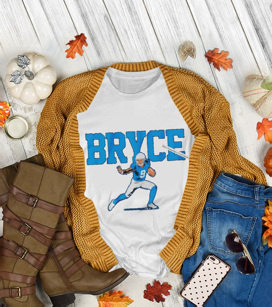 Bryce Young Pose Carolina Panthers Football T-Shirt