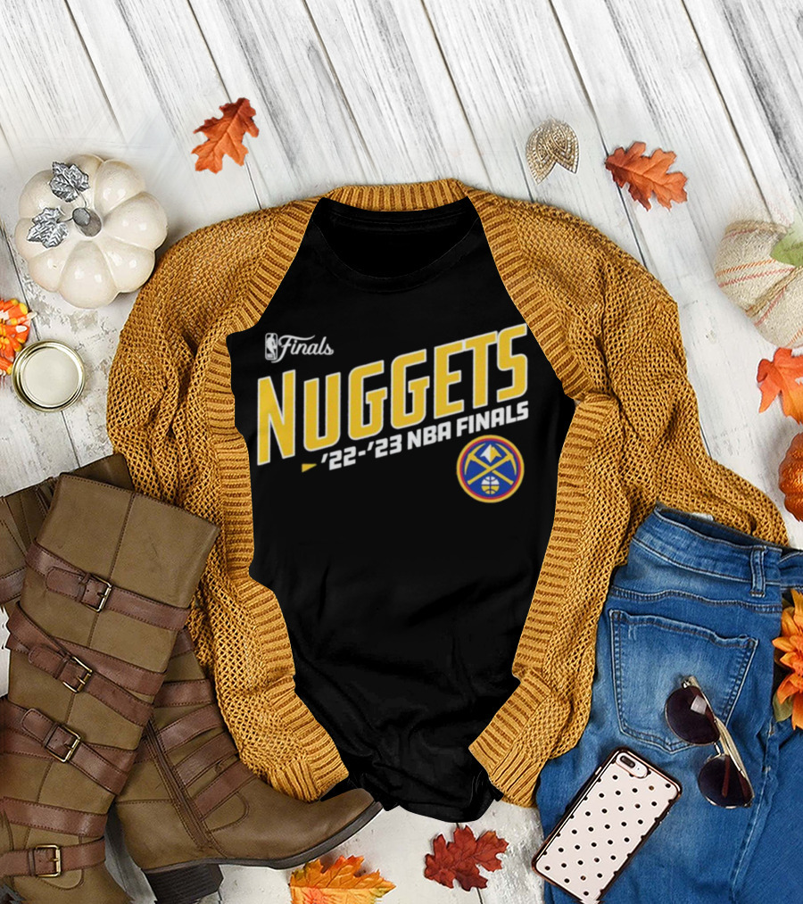 Nuggets '22-'23 NBA Finals Logo Denver Basketball Champion T-Shirt