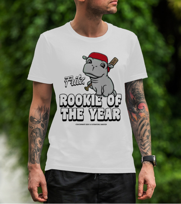 Fritz Rookie Of The Year Cincinnati Zoo Botanical Garden T-Shirt