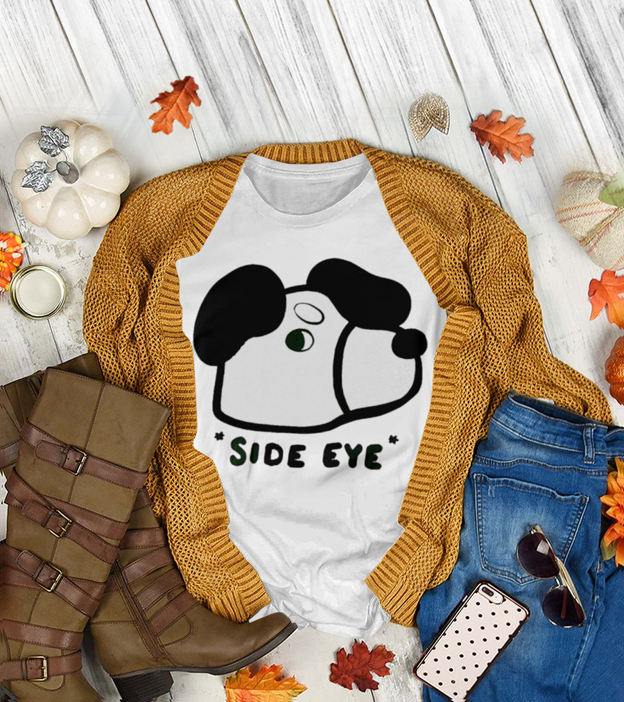Side Eye Dog Face T-Shirt