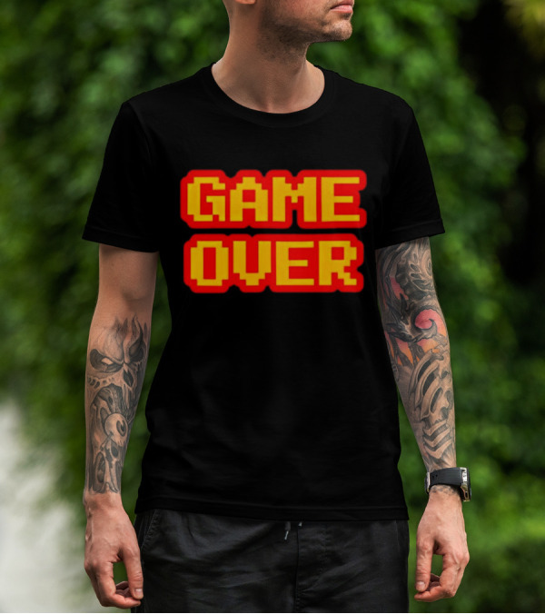 Keith Gill Game Over Retro Pixelated T-Shirt