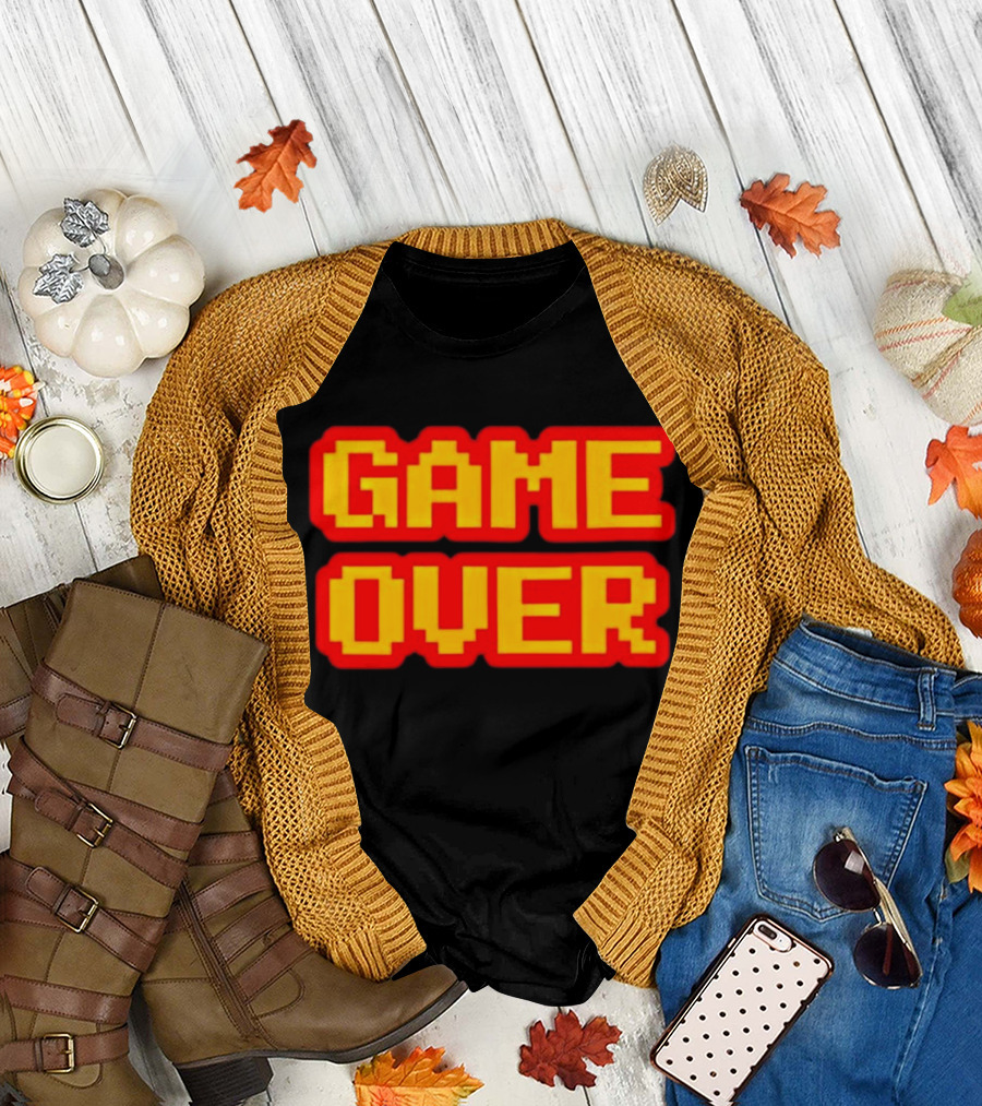 Keith Gill Game Over Retro Pixelated T-Shirt