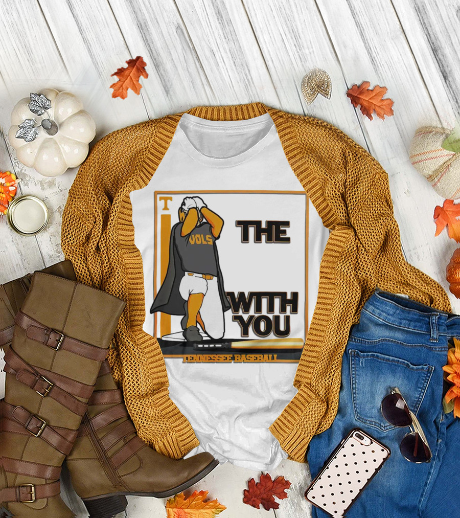 Tennessee Volunteers Baseball May the Vols Be with You T-Shirt