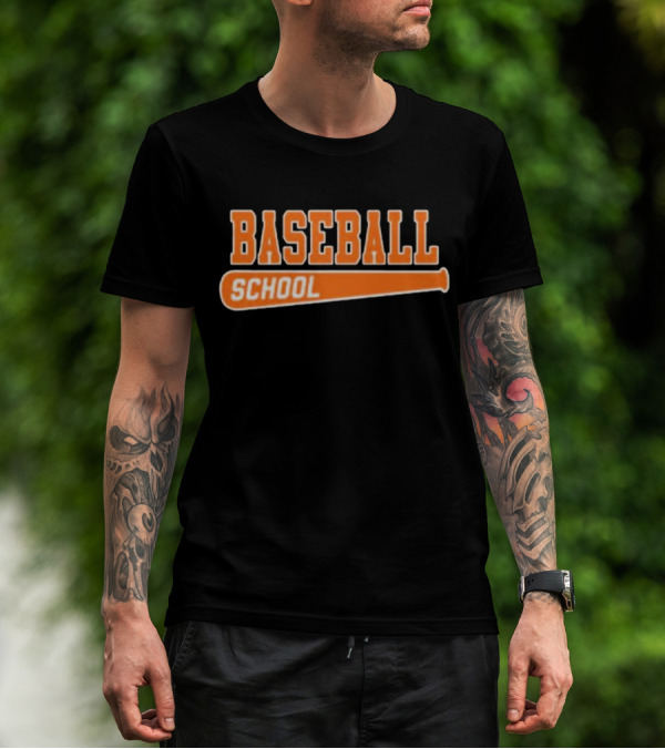 BASEBALL SCHOOL BAT O'S T-Shirt