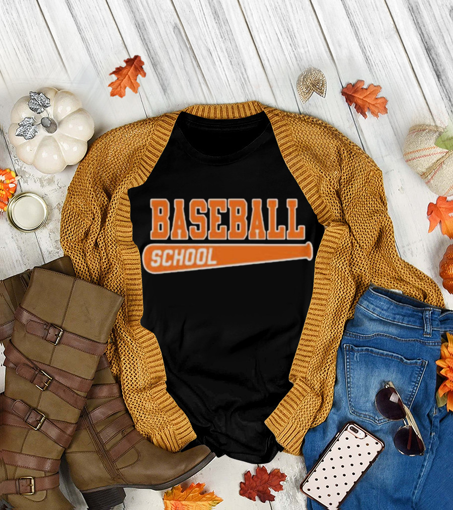 BASEBALL SCHOOL BAT O'S T-Shirt