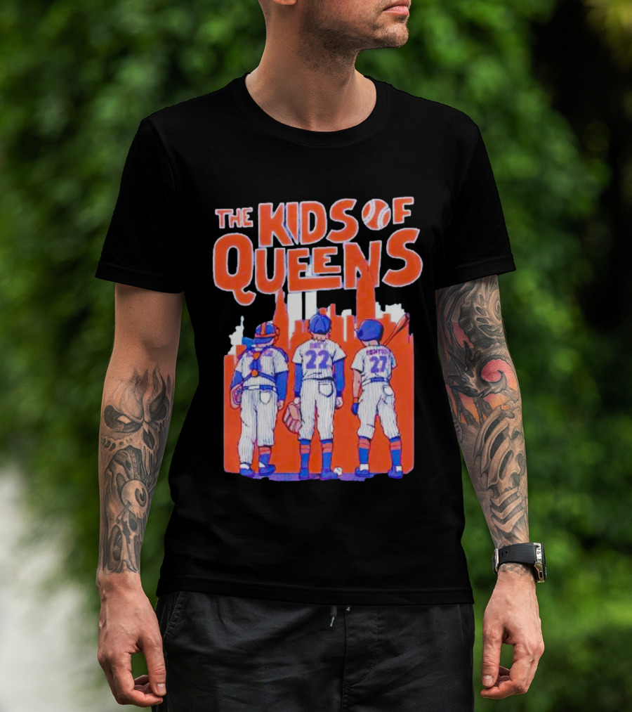 Francisco Alvarez Brett Baty Mark Vientos The Kids Of Queens New York Mets Players T-Shirt