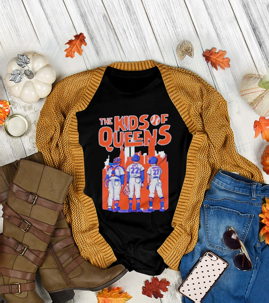 Francisco Alvarez Brett Baty Mark Vientos The Kids Of Queens New York Mets Players T-Shirt