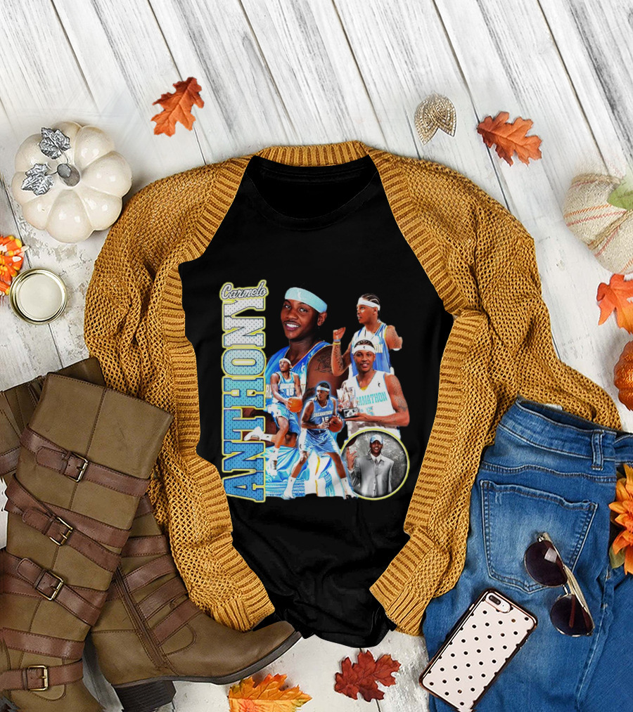 Carmelo Anthony Denver Basketball Legend T-Shirt