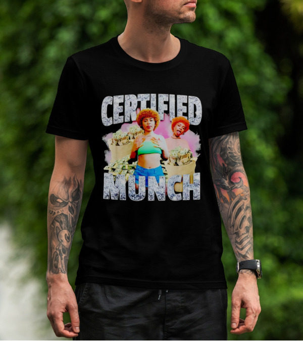 Certified Munch Ice Spice Colorful Money Stacks T-Shirt