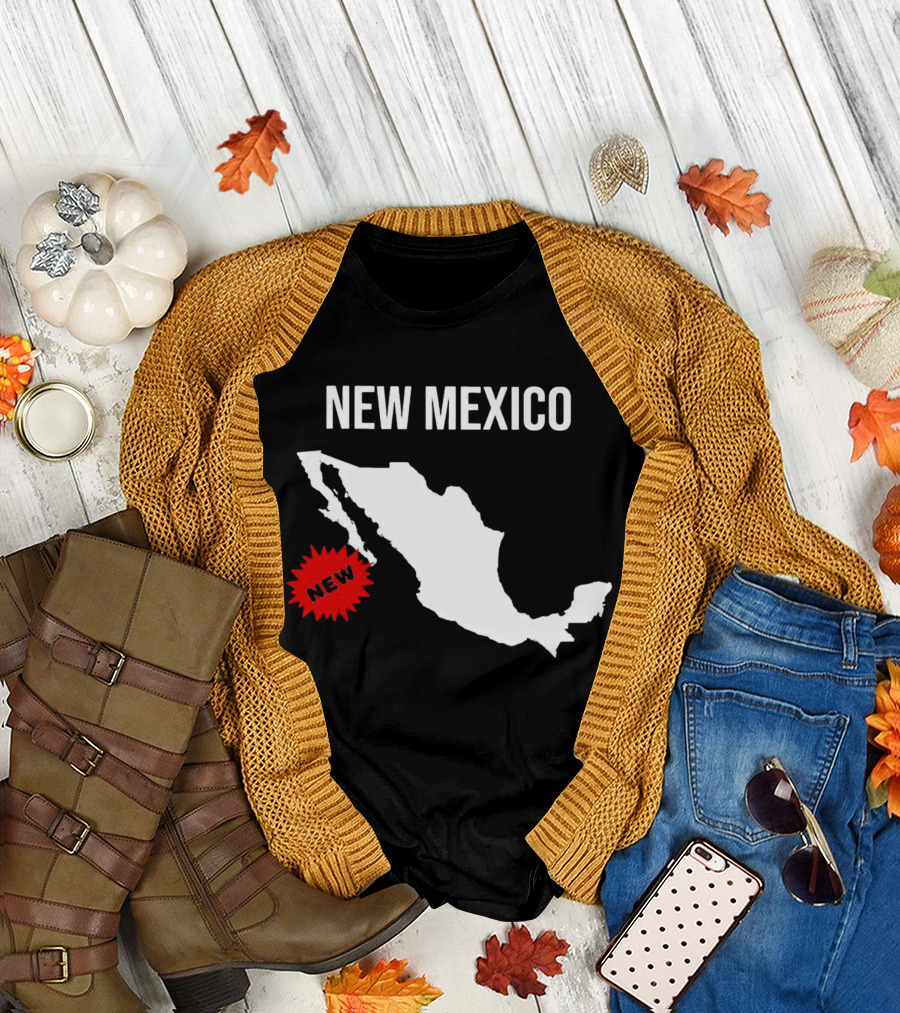 New Mexico New Map T-Shirt