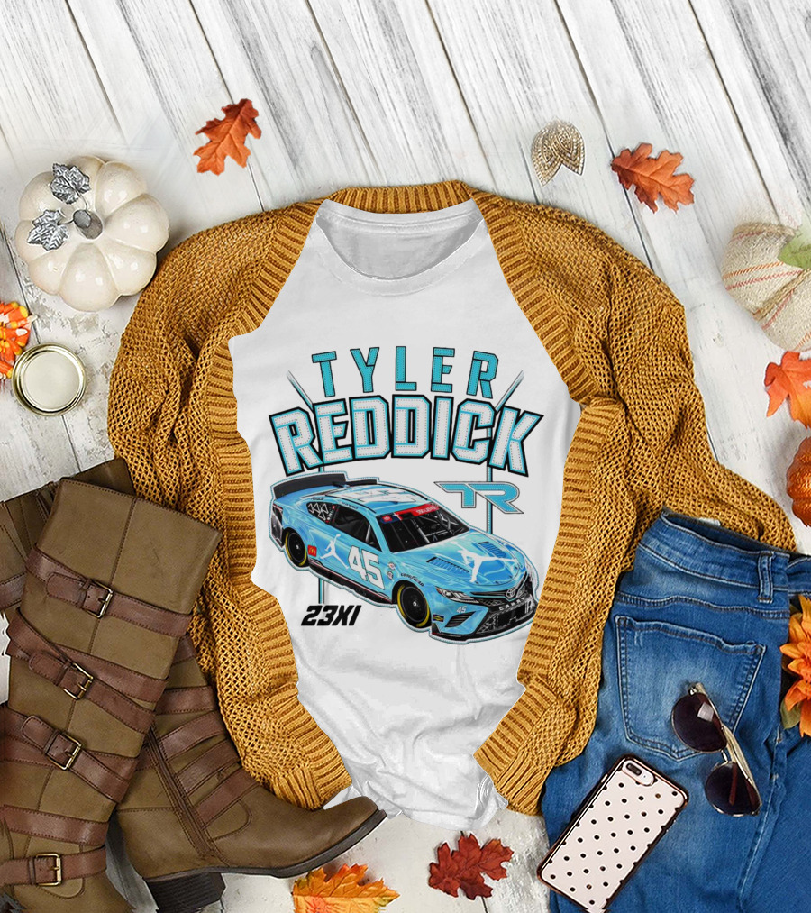 Tyler Reddick 23XI Jumpman 45 Car T-Shirt