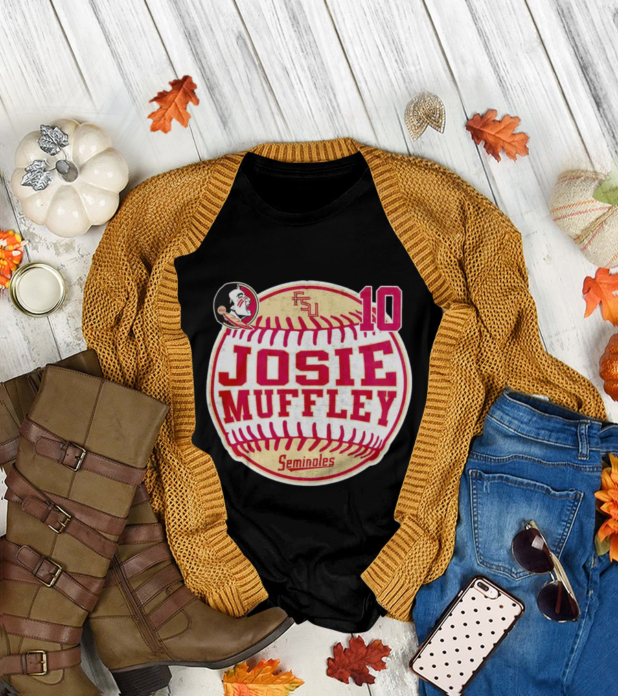Florida State Seminoles Josie Muffley FSU Softball 10 T-Shirt