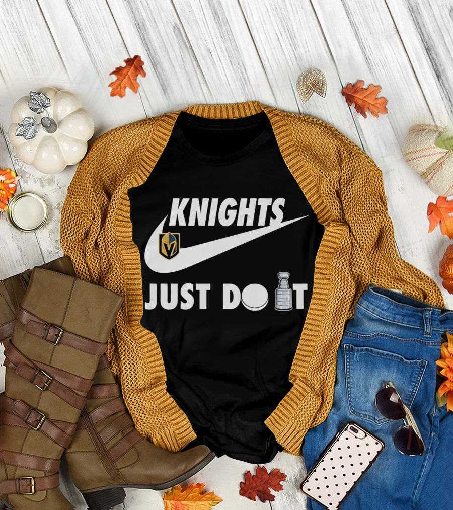 Knights Vegas Golden Hockey Just Do It Cup T-Shirt