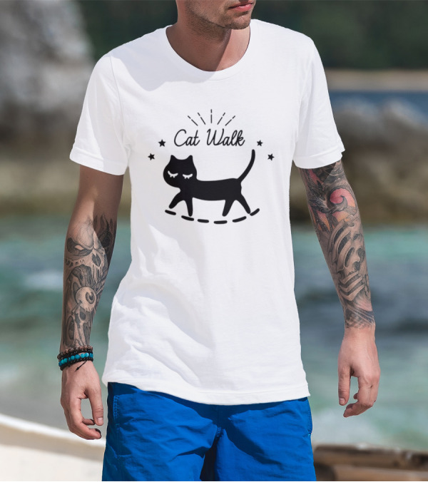 Yamato Maya Cat Walk Stars Strutting T-Shirt
