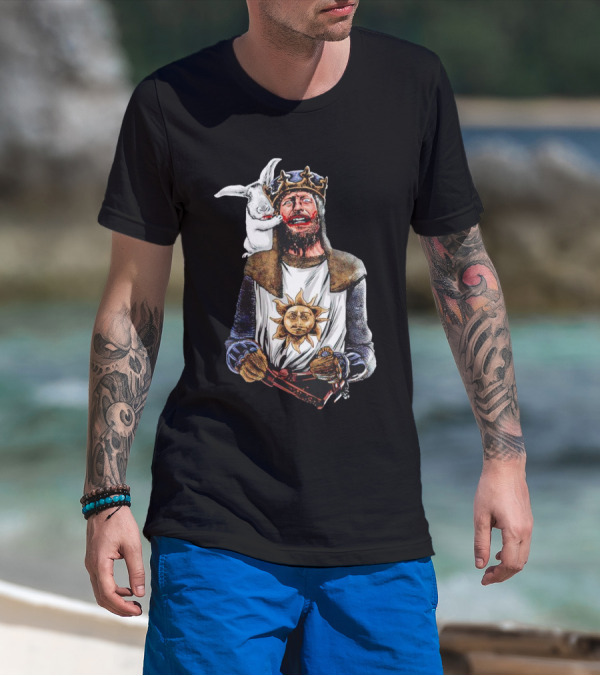Monty Python King Arthur And The Vicious Bunny T-Shirt