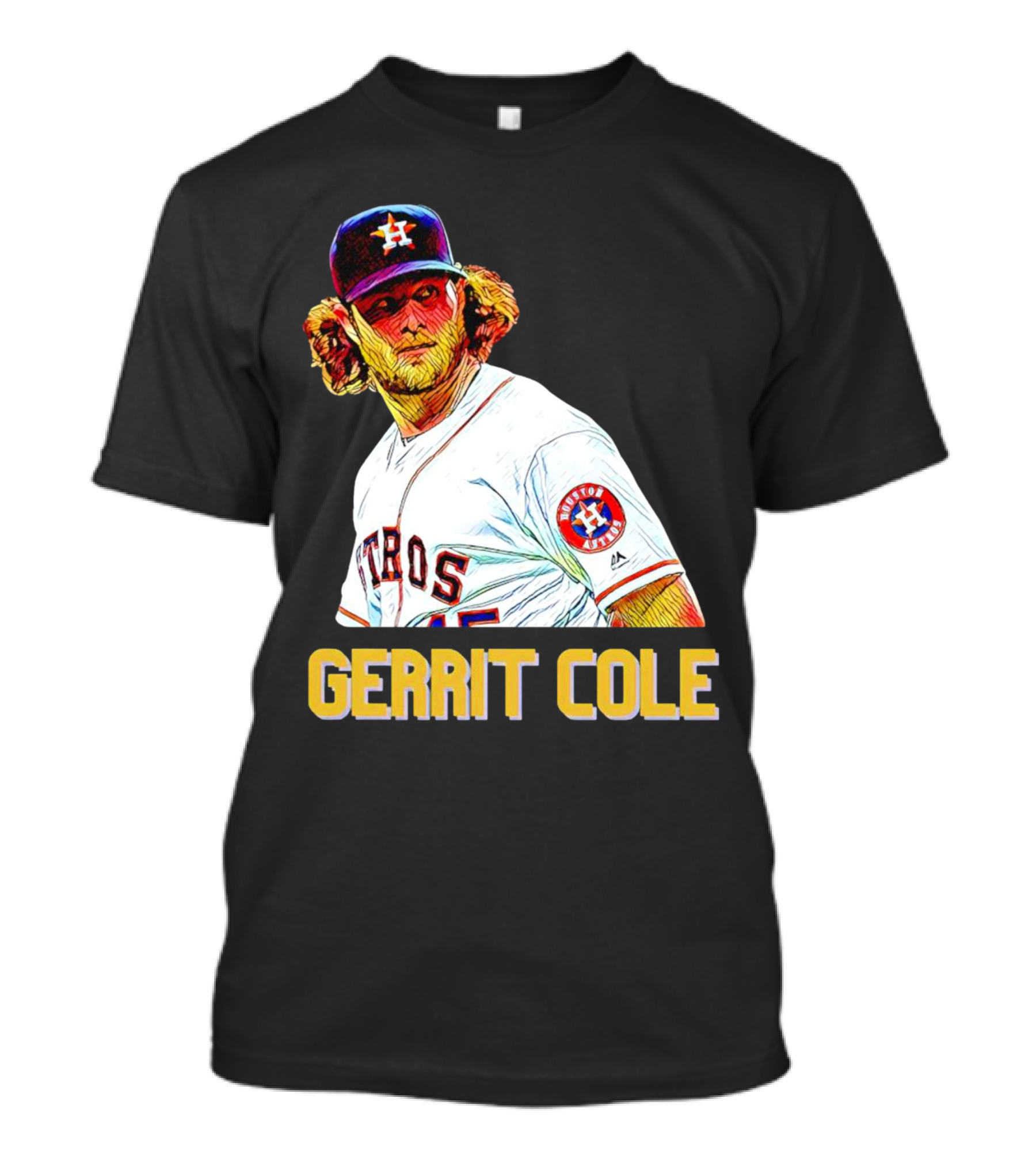 Gerrit Cole Astros Houston Baseball Player T-Shirt