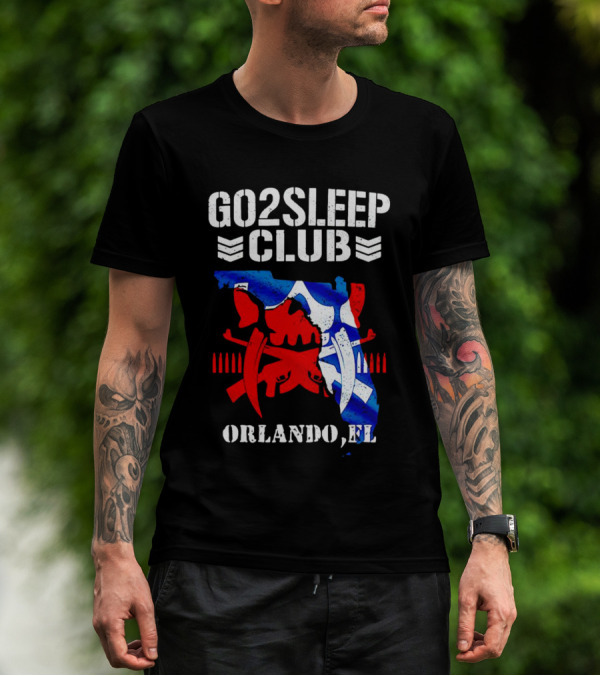 Go2Sleep Club Florida Theme Orlando FL Kenta T-Shirt