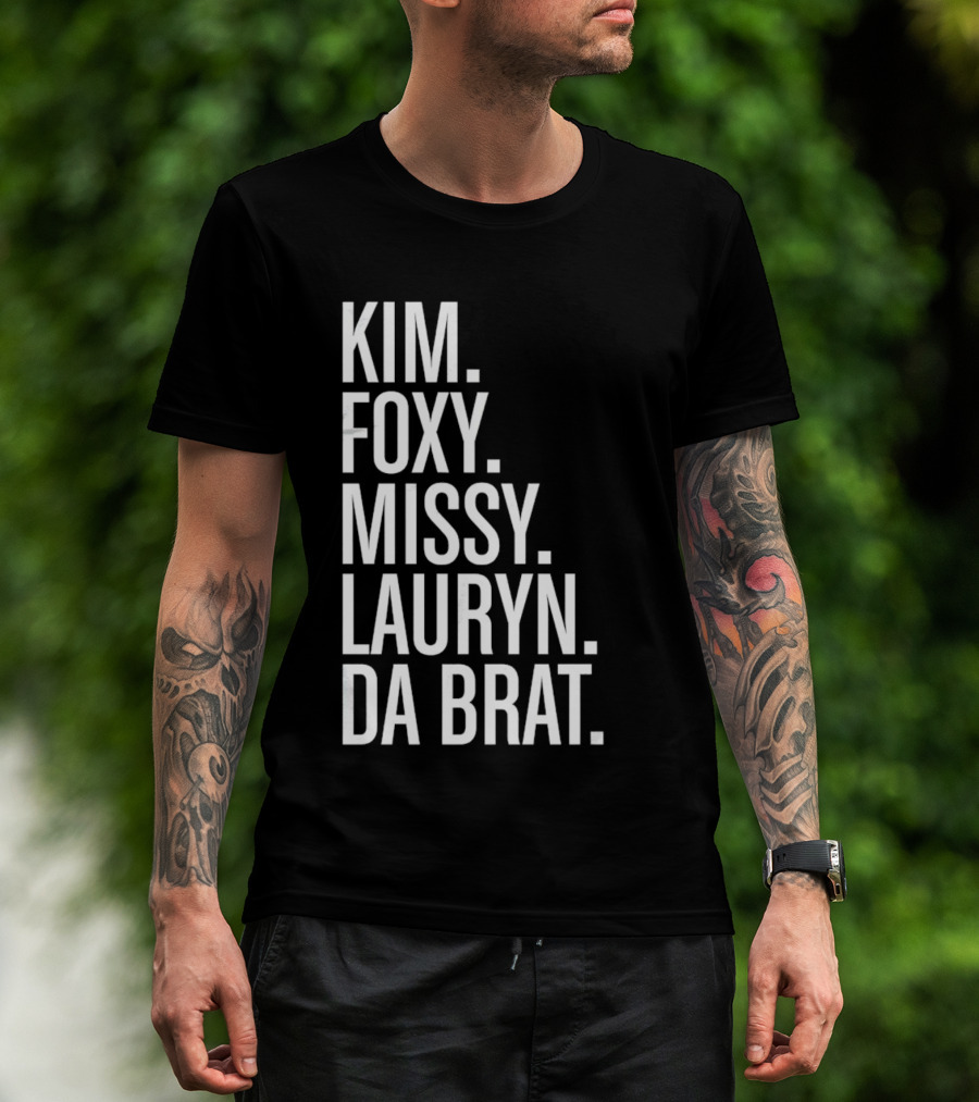Kim Foxy Missy Lauryn Da Brat Legends Combo T-Shirt