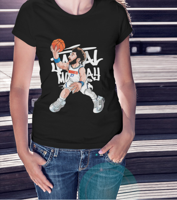 Denver Nuggets Jamal Murray Mile High Basketball Jumper T-Shirt