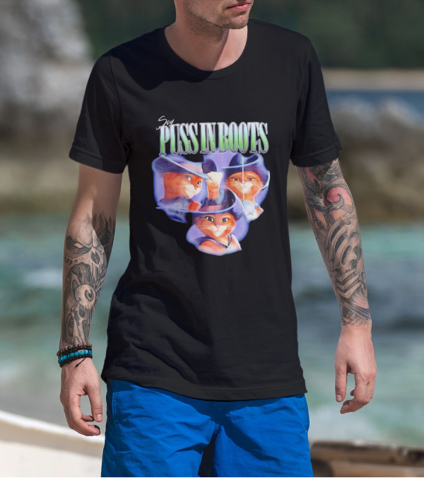 Soy Puss In Boots Trio With Hats And Sword T-Shirt