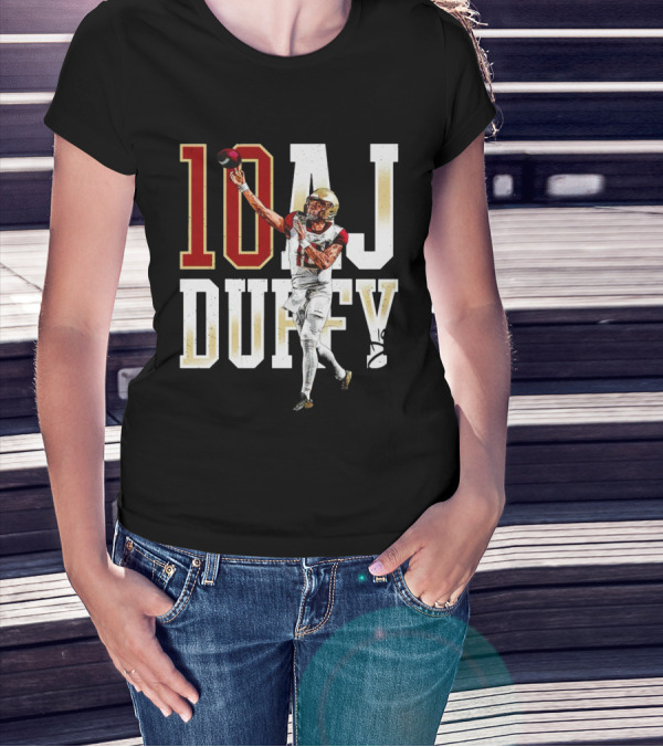 Aj Duffy 10 Florida State Seminoles Football Player T-Shirt