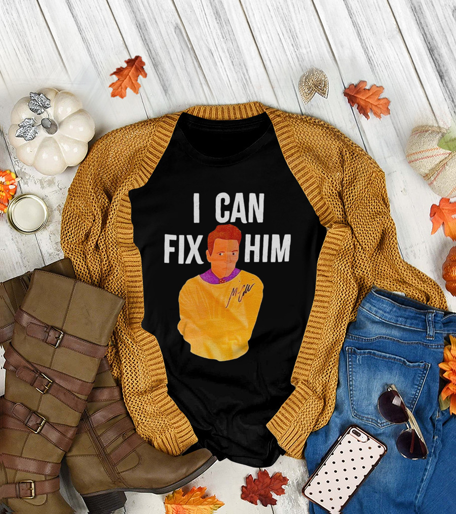 Misha Collins I Can Fix Him Orange T-Shirt