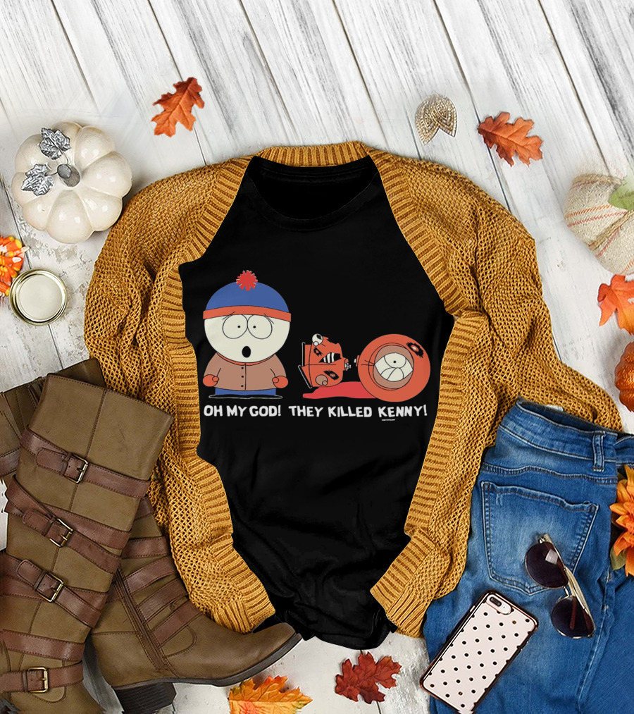 Oh My God They Killed Kenny South Park Classic Scene T-Shirt