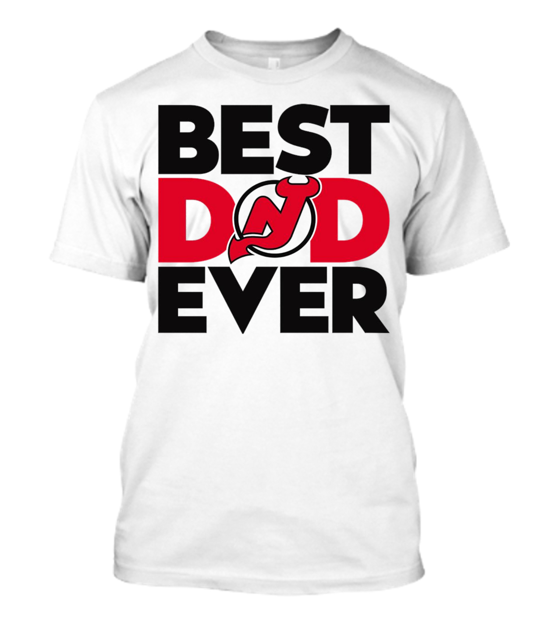 Best Dad Ever New Jersey Devils NHL T-Shirt
