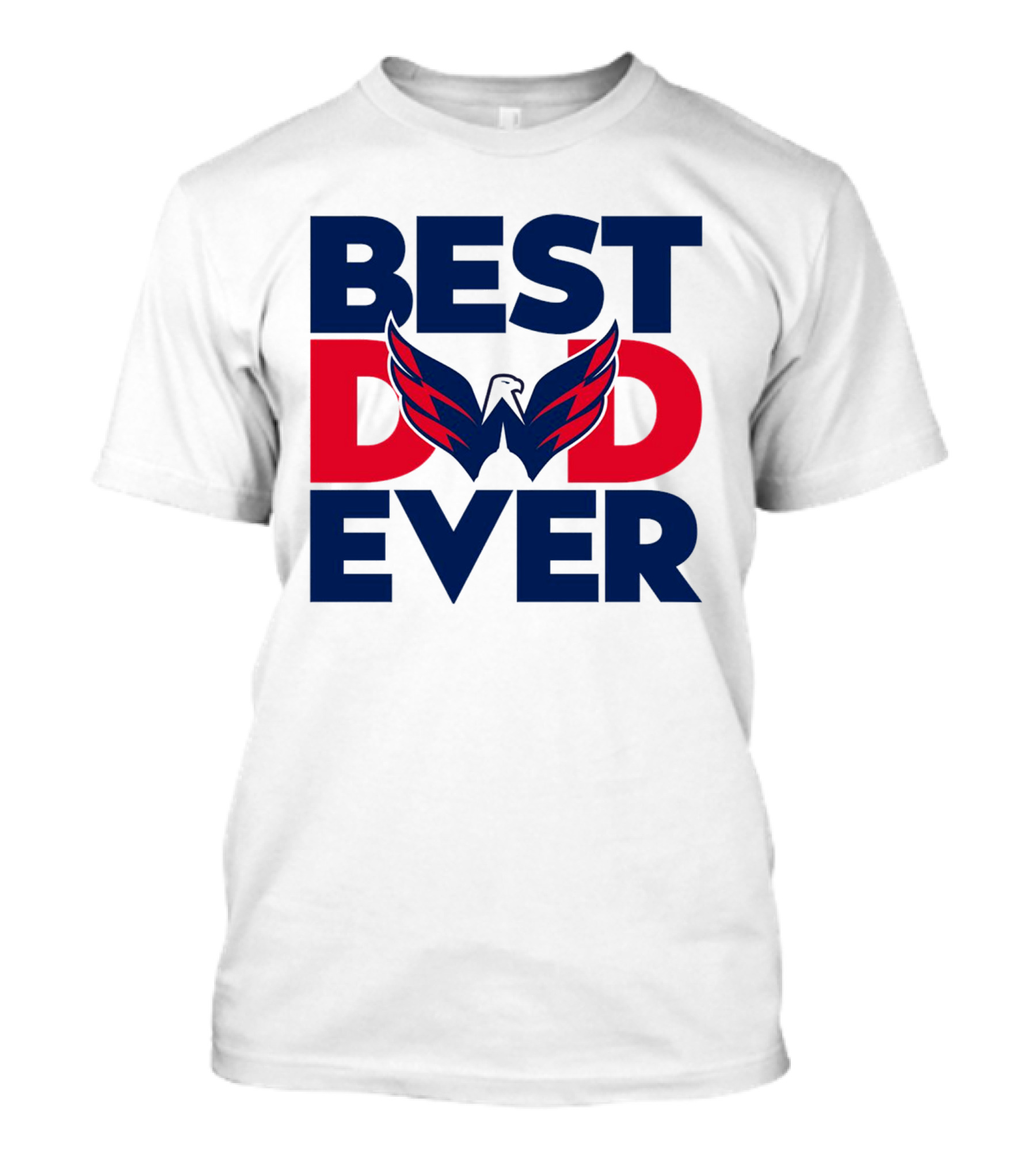 Best Dad Ever NHL Washington Capitals T-Shirt