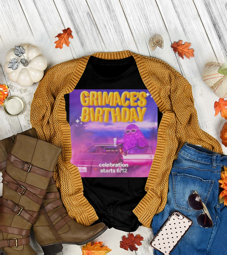 Grimace's Birthday Celebration Starts 6/12 T-Shirt