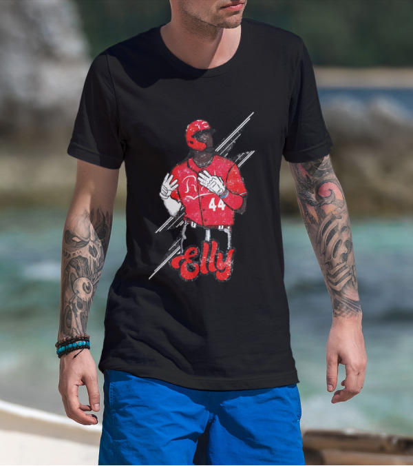 Elly De La Cruz 44 Red Baseball Player SZN T-Shirt