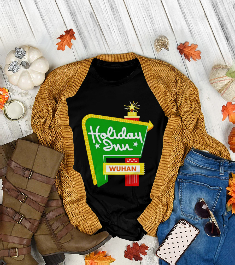 Holiday Inn Wuhan Vintage Neon Sign T-Shirt