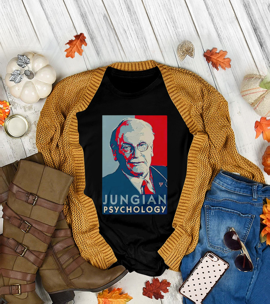 Jungian Psychology Red and Blue T-Shirt
