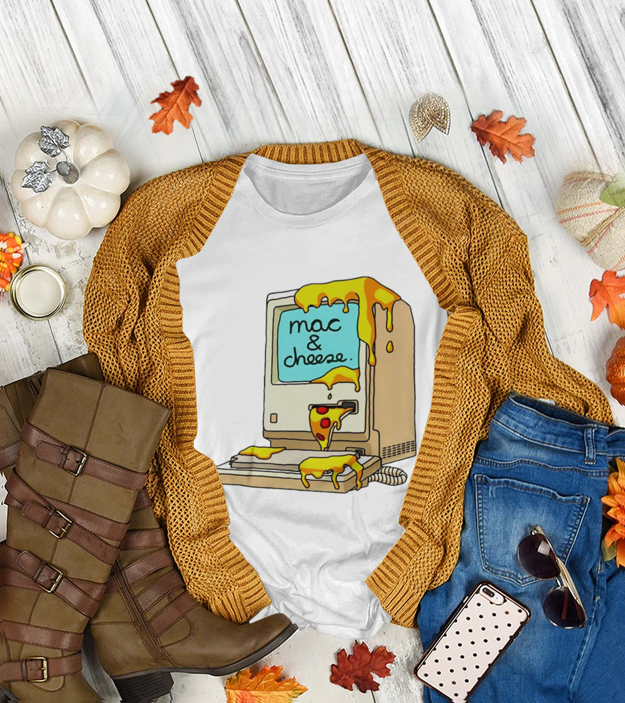 Mac and Cheese Dakkadakka Pizza Computer T-Shirt