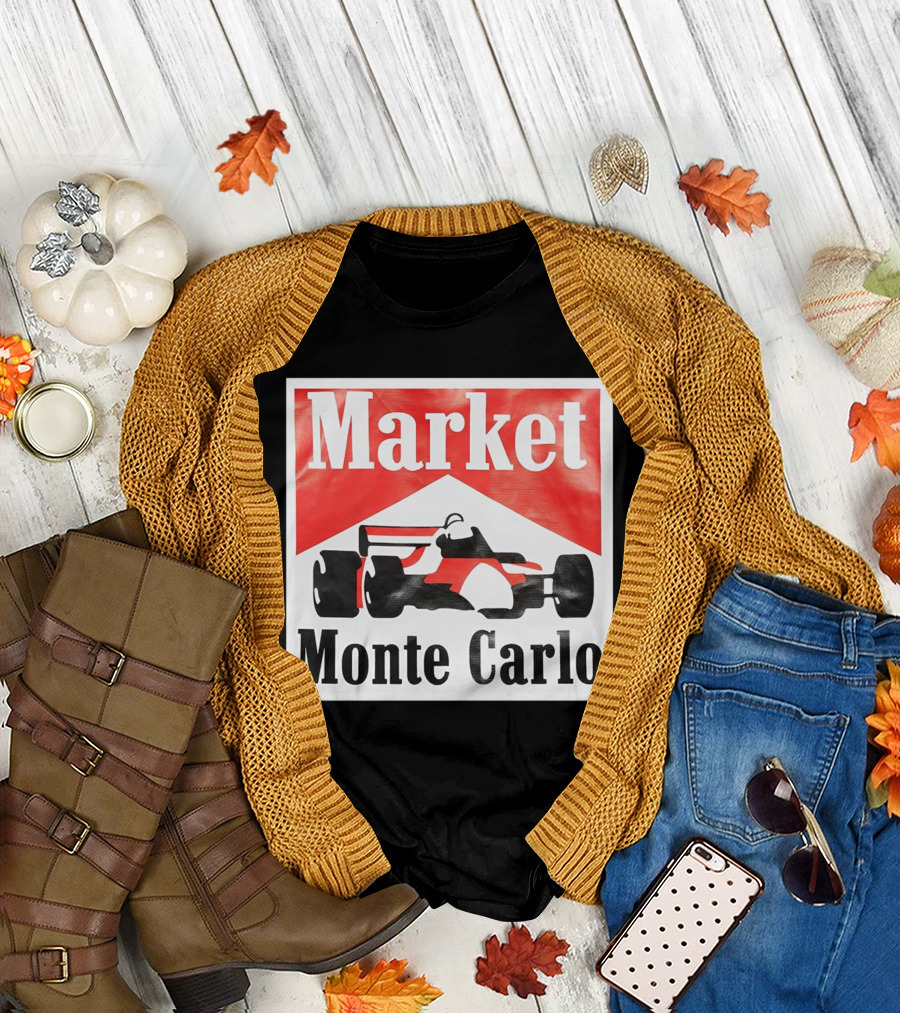 Market Monte Carlo Formula Racing Car T-Shirt