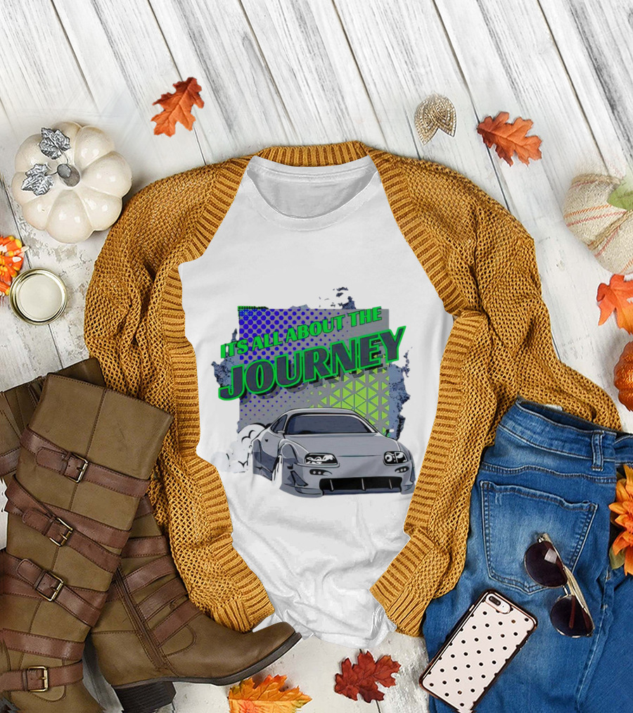 It’s All About the Journey Car Racing T-Shirt