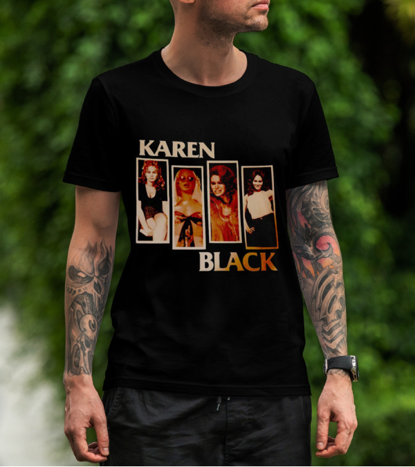 Karen Black Retro Photo Montage T-Shirt