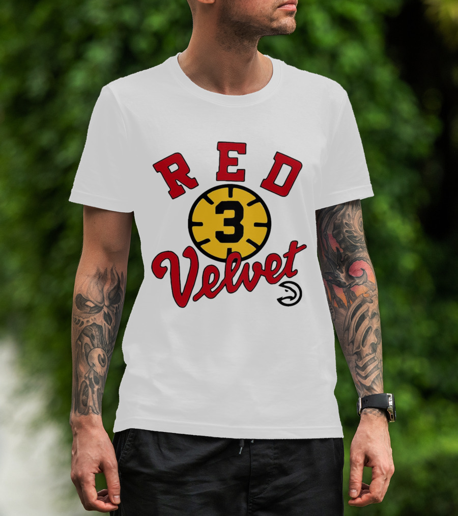 Kevin Huerter Red Velvet 3 Basketball Clock T-Shirt