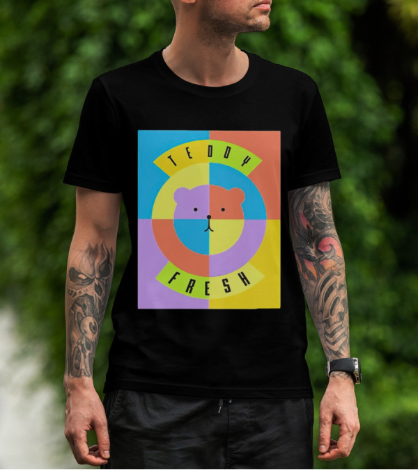 Teddy Fresh Colorful Circle Bear T-Shirt