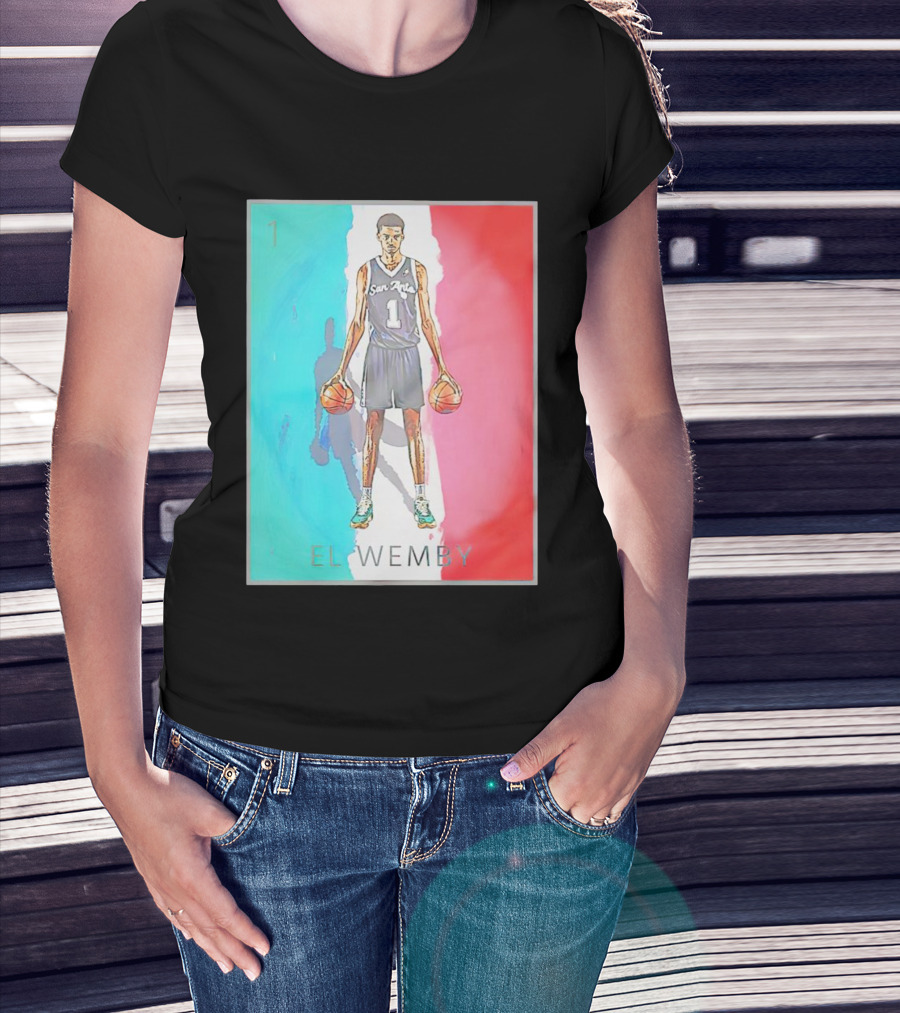 Victor Wembanyama San Antonio Spurs El Wemby Basketball T-Shirt