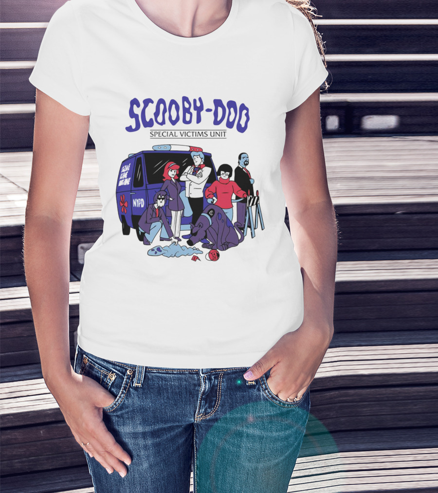 Scooby-Doo Special Victims Unit NYPD Scene Investigation T-Shirt