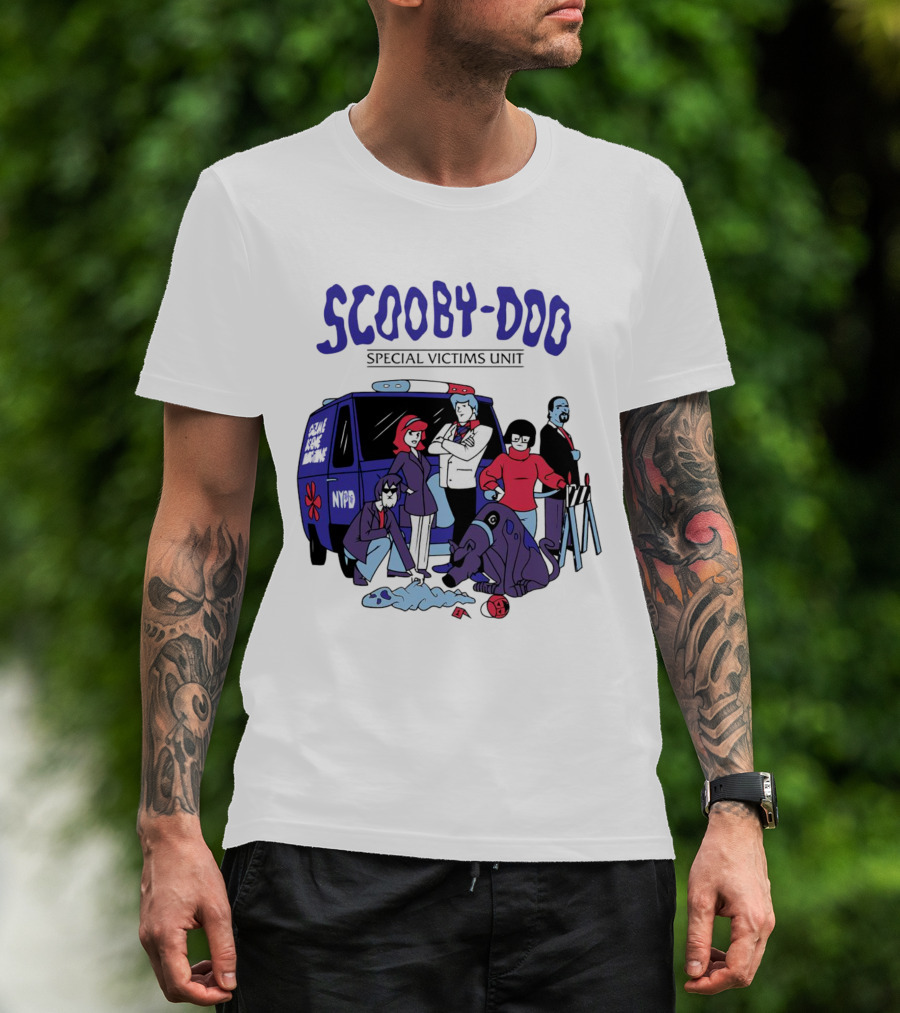 Scooby-Doo Special Victims Unit NYPD Scene Investigation T-Shirt