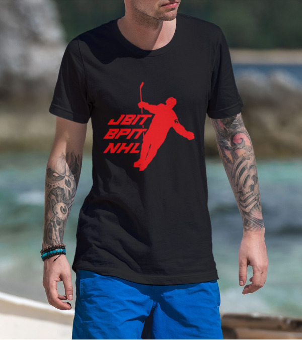 Jbitbpitnhl Jesper Bratt New Jersey Devils NHL Red T-Shirt