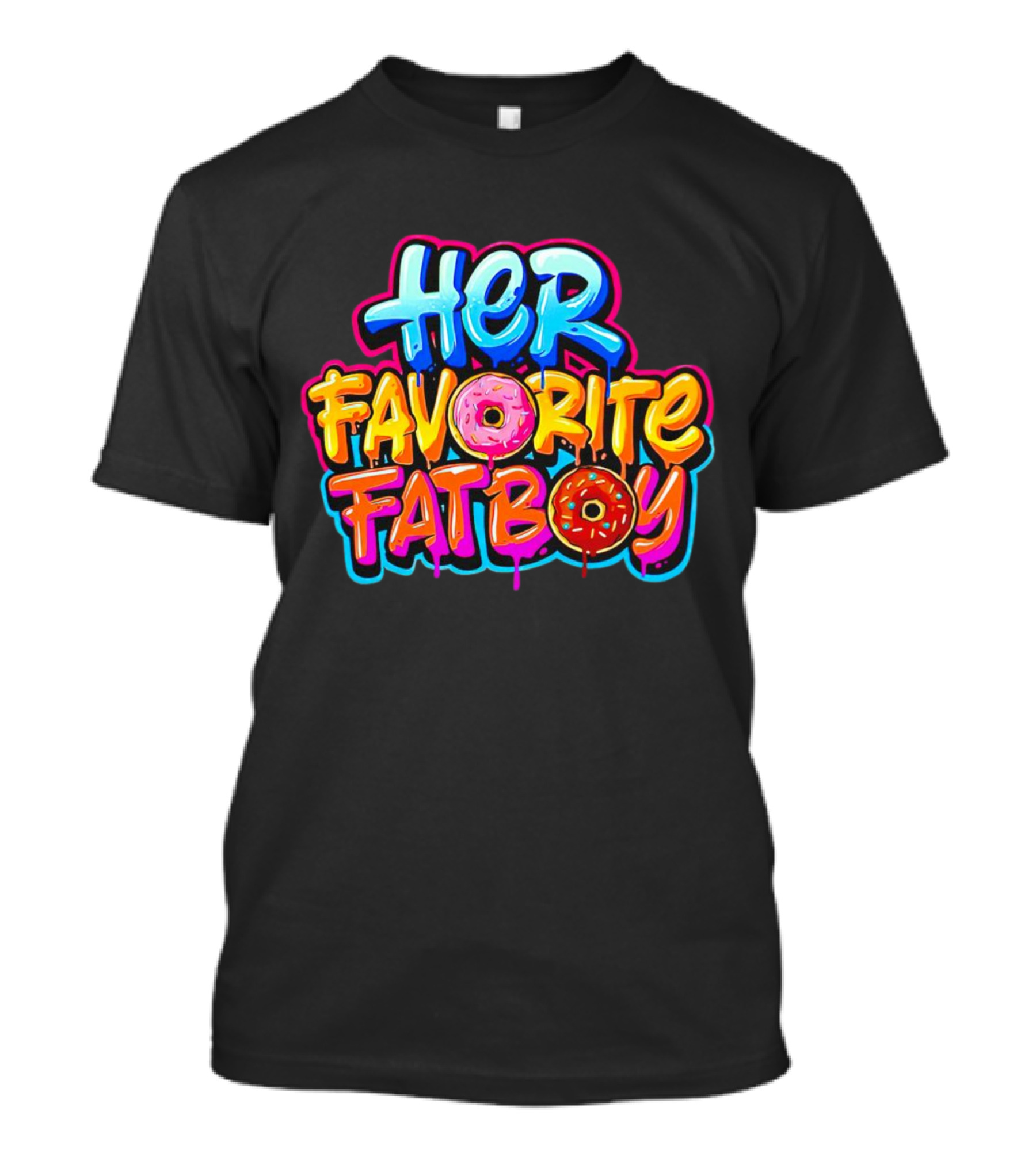 Her Favorite Fat Boy Donut Graffiti T-Shirt