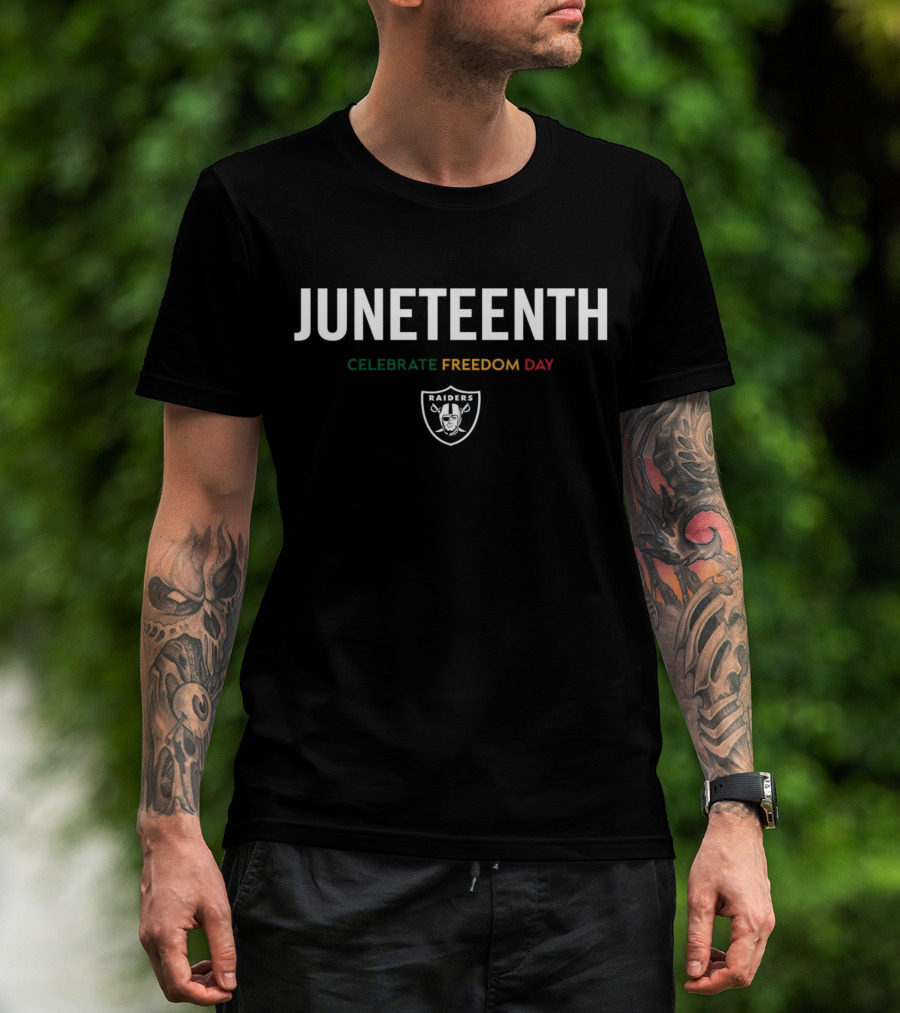 Juneteenth Celebrate Freedom Day Raiders T-Shirt