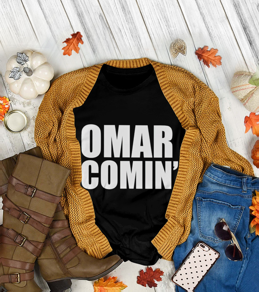 Omar Comin’ The Wire Iconic Catchphrase T-Shirt