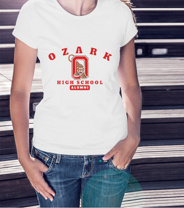 Ozark High School Alumni Lion Emblem T-Shirt