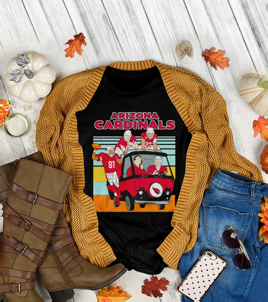 Arizona Cardinals Vintage Football Friends T-Shirt